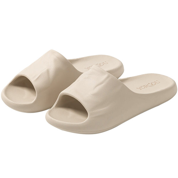 Unisex Slide Sandals - Soft Non-Slip Bath & Indoor Slippers
