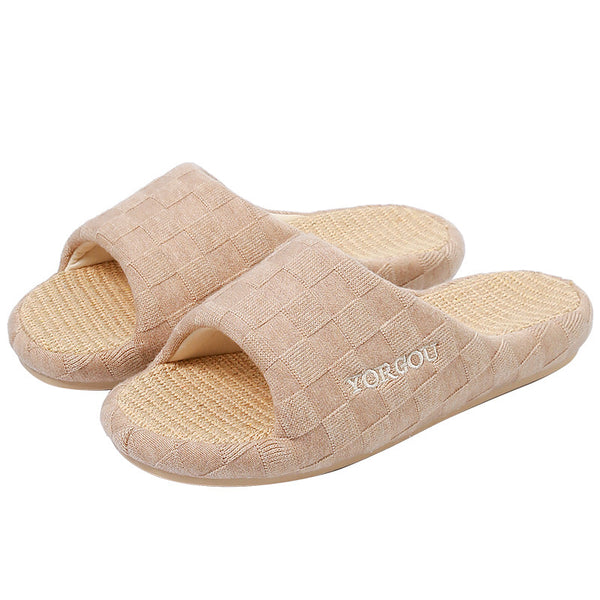 Unisex Linen House Slippers